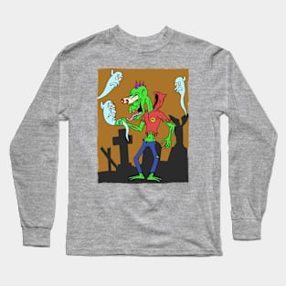 Skelepunk - Graveyard Long Sleeve T-Shirt